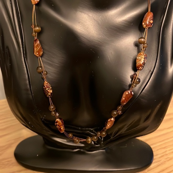 Hand Crafted Jewelry - Choker beaded necklace handmade